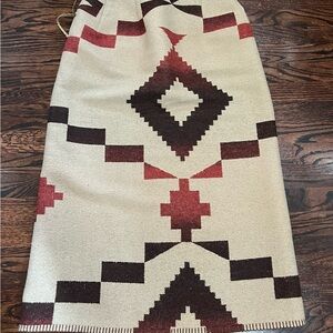 Ralph Lauren wrap wool skirt